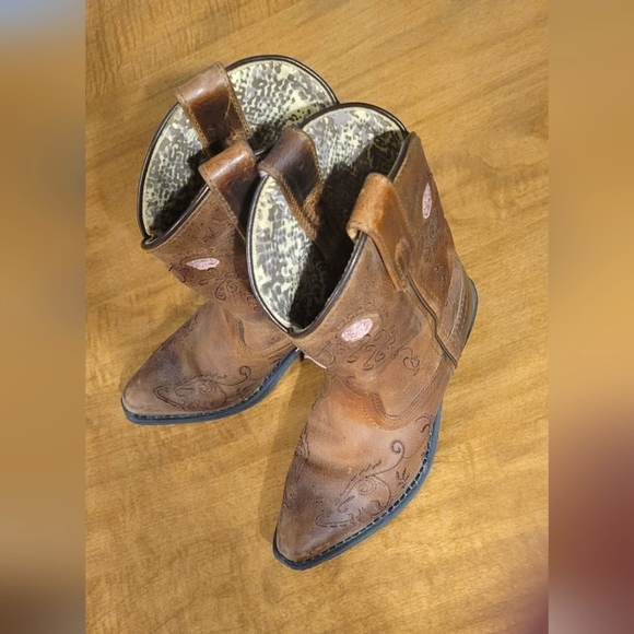 Smoky Mountain Other - Brown Embroidered Cowboy Boots